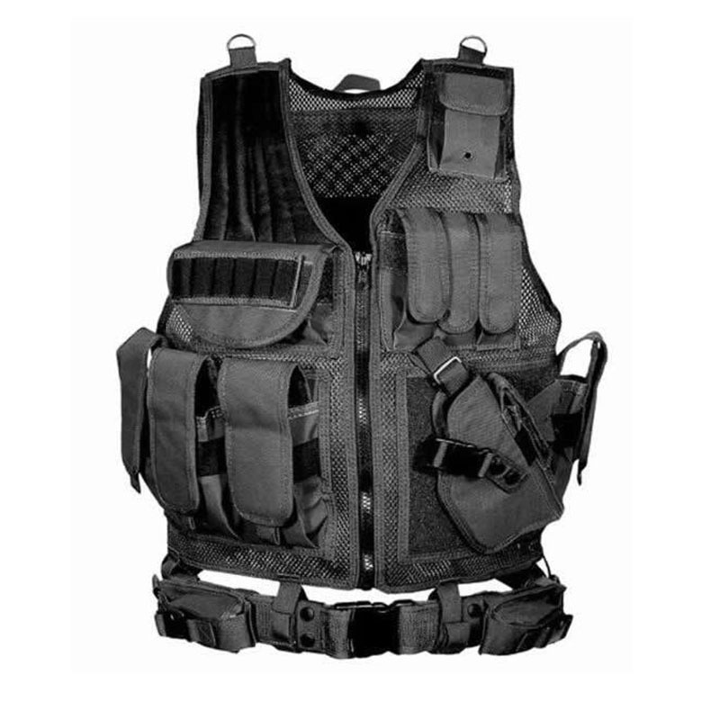 Hunting Outdoor Game - Gilet tactique Molle réglable, gilets d'armure