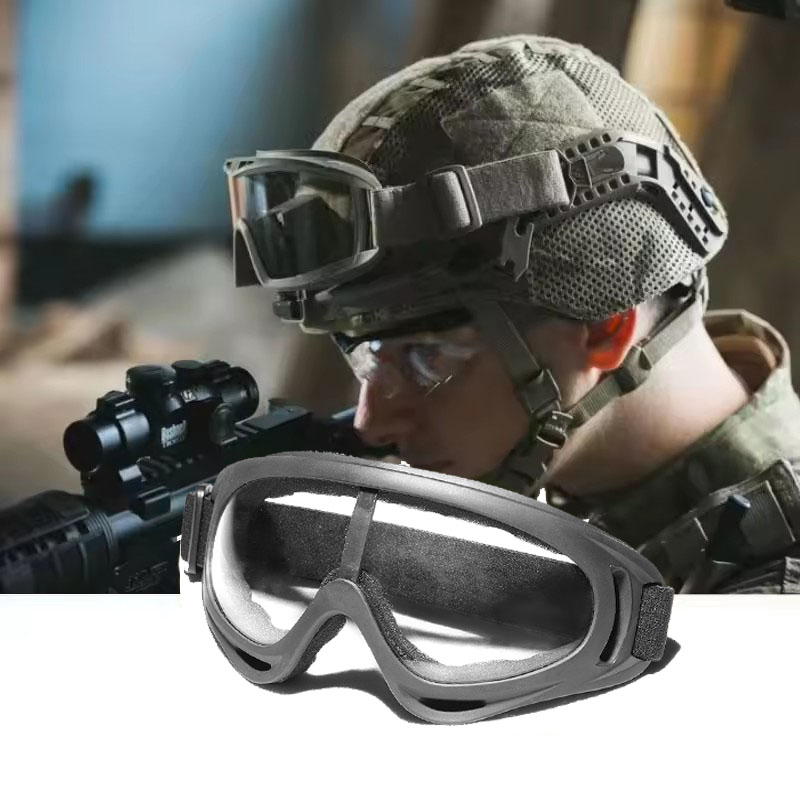 Hunting Outdoor Game - BOOIU casque tactique lunettes CS Paintball