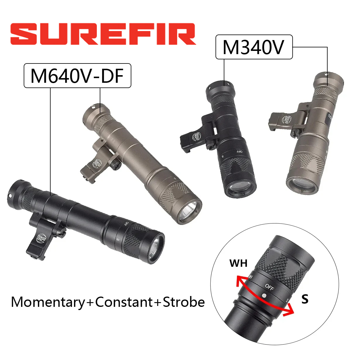 Hunting Outdoor Store - Lampe torche SureFire M600 M340 DF