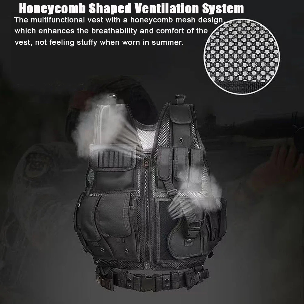Gilet tactique Molle réglable, - Hunting Outdoor Game avis et prix