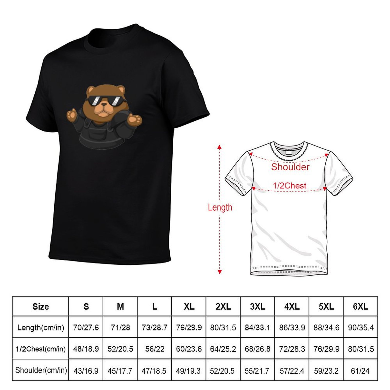 T-shirt Bear Shrug Spray, basi - Bear Spray Protection avis et prix