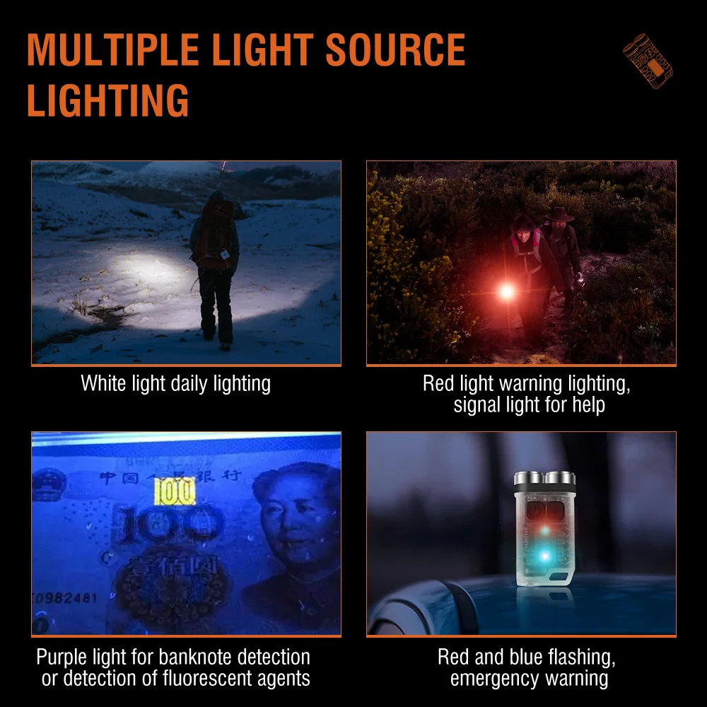 BORUiT V3 LED Keychain Portabl - Outdoor Hunting Lights avis et prix