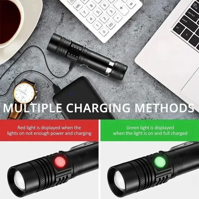 Lampe torche LED T6 rechargeab - Outdoor Hunting Lights avis et prix