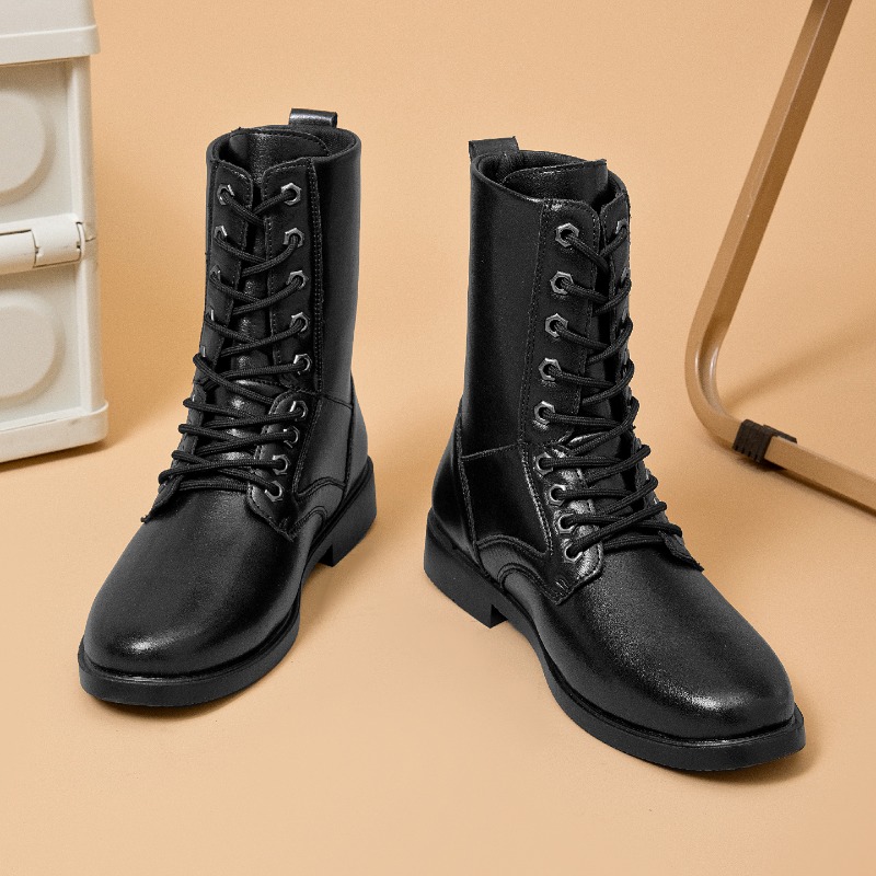 Bottes en cuir à tige haute, b - Hunting Outdoor Boots avis et prix