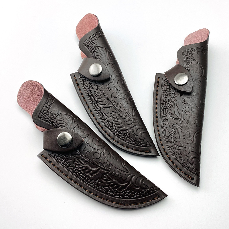 Gaine de couteau en cuir de va - Outdoor Hunting Knife Set avis et prix