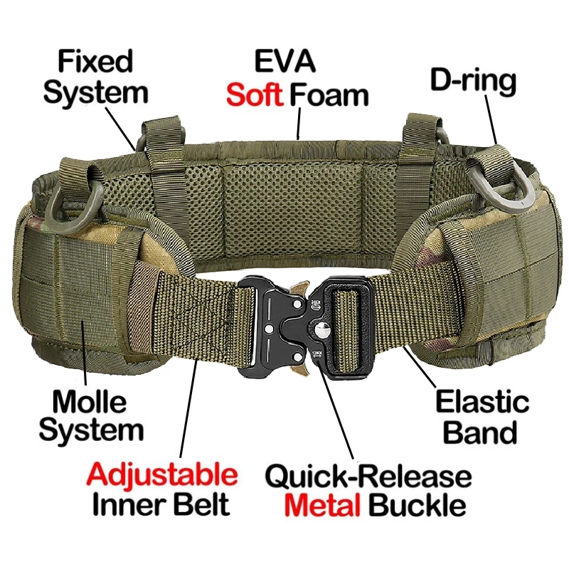 Ceinture tactique en Nylon à d - Hunting Outdoor Wear avis et prix