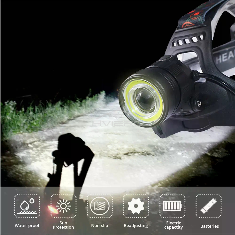 T6 Cob torche lampe de poche l - Outdoor Hunting Fishing Jobs avis et prix