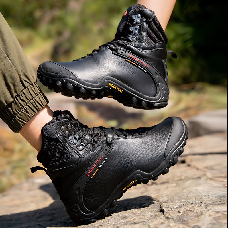Cuir de vache hommes hiver bot - Hunting Outdoor Boots avis et prix